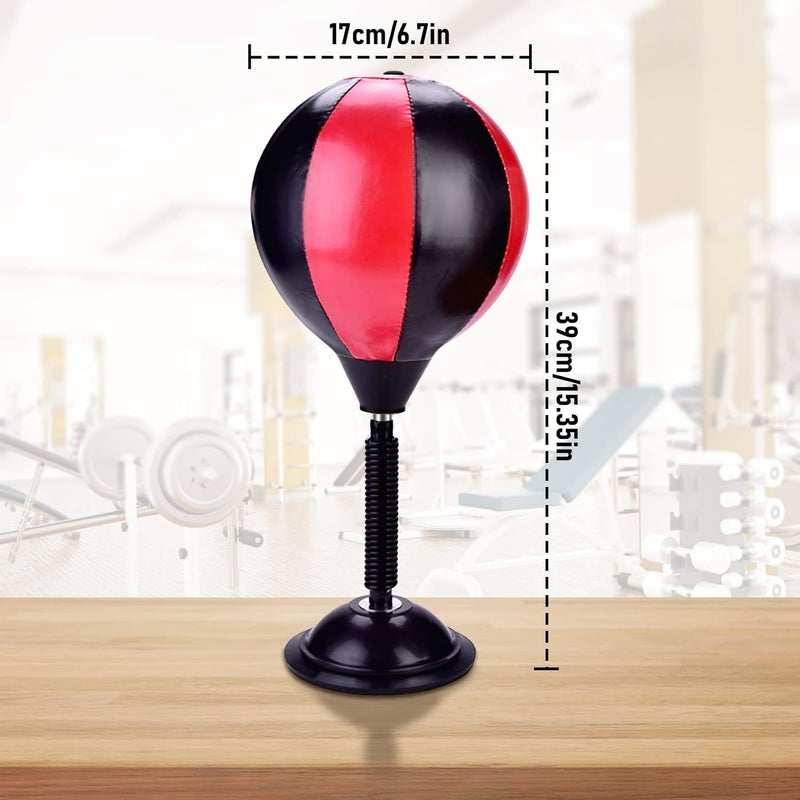 Generic Tabletop Stress Relief Boxing Ball with Strong Suction – Fun Office Desk Toy - Image 3