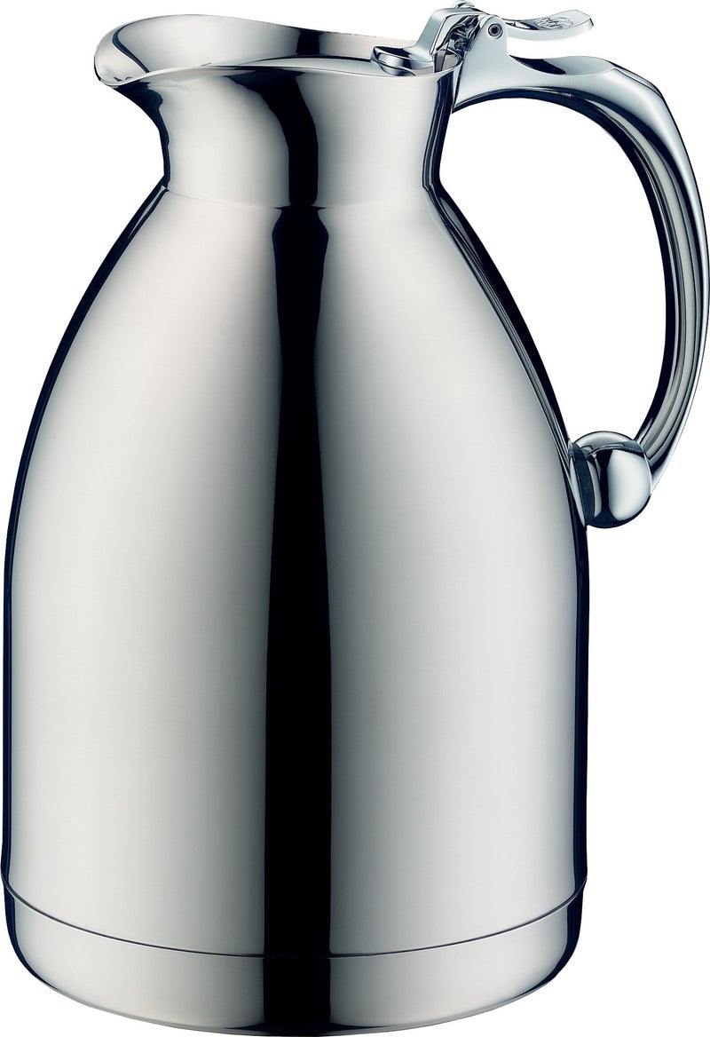 Alfi Hotello Vacuum Insulated Thermos Carafe for Hot and Cold Beverages, 1.0 L, Stainless Steel