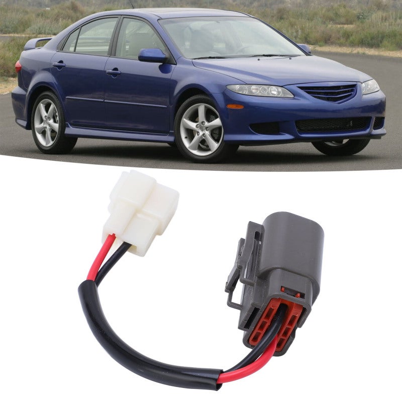 Alternator Repair Plug: 2 Pin Premium ABS Pigtail Connector - Durable Quick Install Harness for Mazda 6 MPV 2.3L 2.5L Car Replacement - Image 1