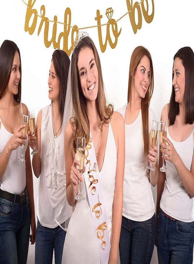Docooniver 2 Pack Bride and Groom to be Sash Set,Bachelorette Party,Bridal Shower Decorations and Accessories,Gifts for Bride,Wedding Engagement Party Photobooth Props. - Image 3