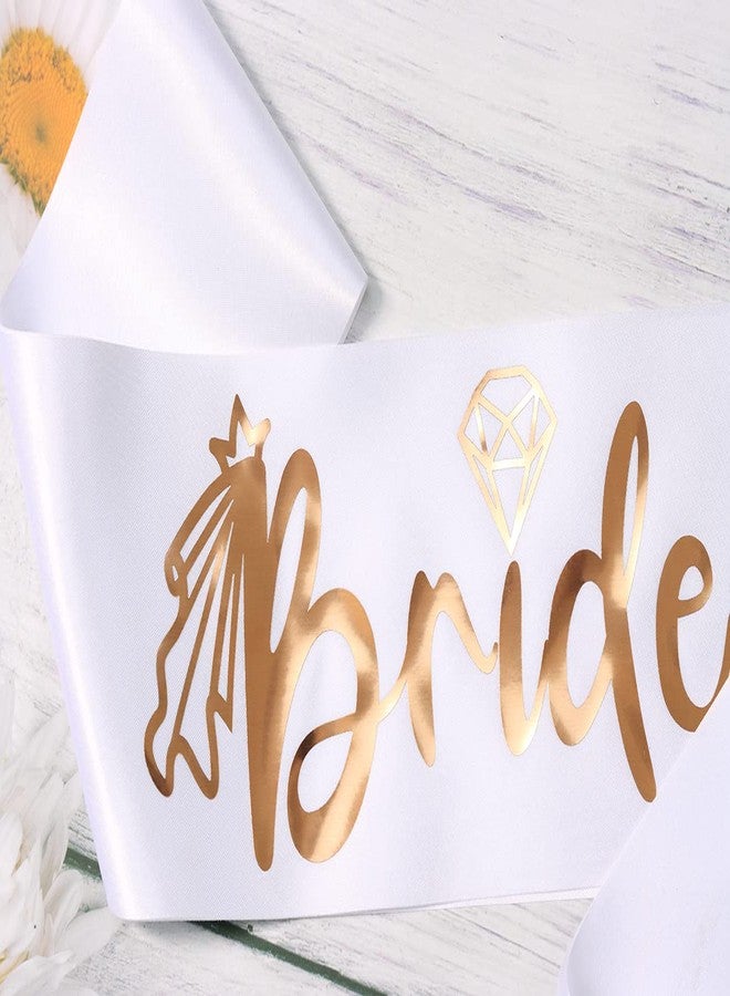 Docooniver 2 Pack Bride and Groom to be Sash Set,Bachelorette Party,Bridal Shower Decorations and Accessories,Gifts for Bride,Wedding Engagement Party Photobooth Props. - Image 5