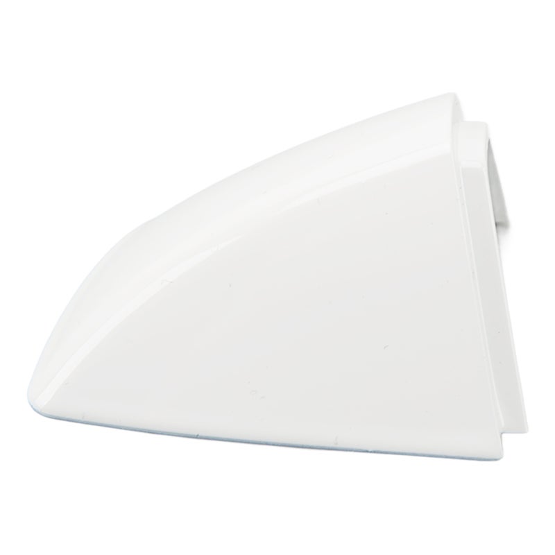 Front Door Handle Cover Left Exterior Lock Cylinder Cap Replacement for Superb 2009-2015 - Premium ABS Plastic White Lock Cylinder Door Handle Cap for Seat Alhambra 2010-2015 - Image 1