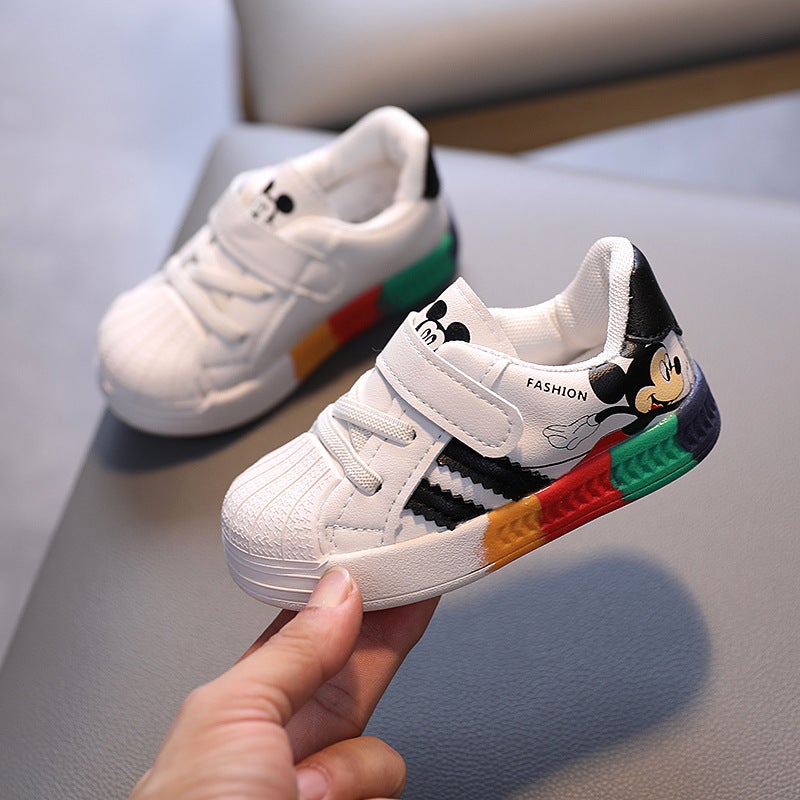 Unisex Baby Toddler Walking Shoes Breathable Non-Slip 1928 Black 