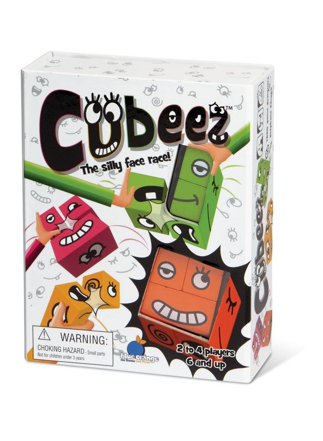 blue orange Tabletop Card Game, The Original Wooden Face Changing Pattern Matching Game, Educational Board Games for Kids, Teens, Adults, Family Game Nights, Ages 6 and up, Cubeez by Blue Orange Games - Image 1