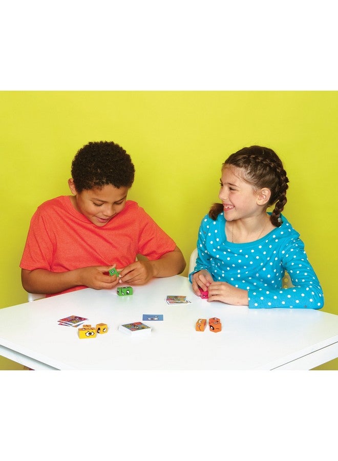 blue orange Tabletop Card Game, The Original Wooden Face Changing Pattern Matching Game, Educational Board Games for Kids, Teens, Adults, Family Game Nights, Ages 6 and up, Cubeez by Blue Orange Games - Image 2