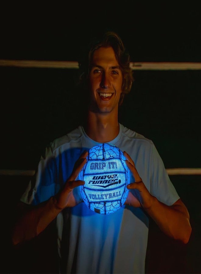 Wave Runner Waterproof Volleyball with Sure-Grip Technology - Beach & Pool Volley Ball for Kids, Teens, Adults | Outdoor Sports Gear for Day & Night Play - Image 4