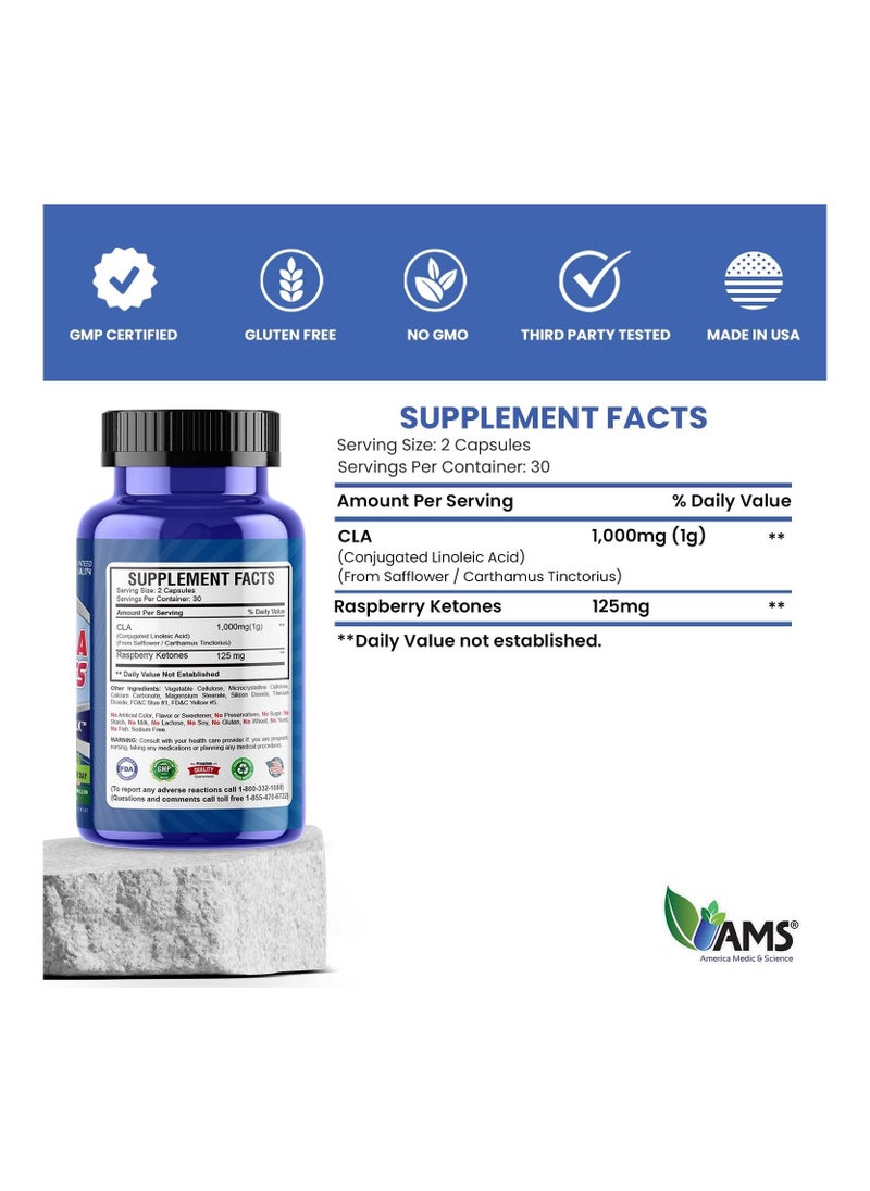 AMS - Ams Raspberry Ketone With 60 caplets - Image 1