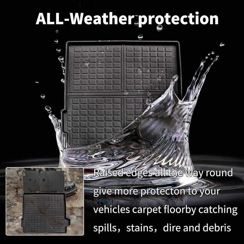 Yonugli Custom Fit All Weather Cargo Liner for 2021-2023 Toyota Sienna - Image 3