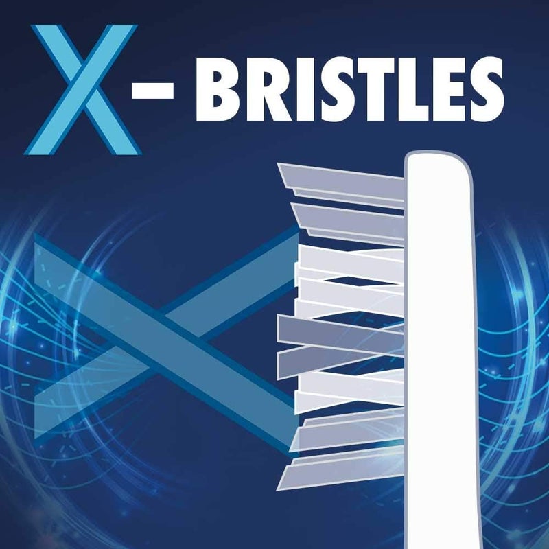 Trisa Sonic Pro Clean Electric Toothbrush Refill - Pack of 2 with X-Bristles for Efficient Cleaning and Gum Protection - Image 4