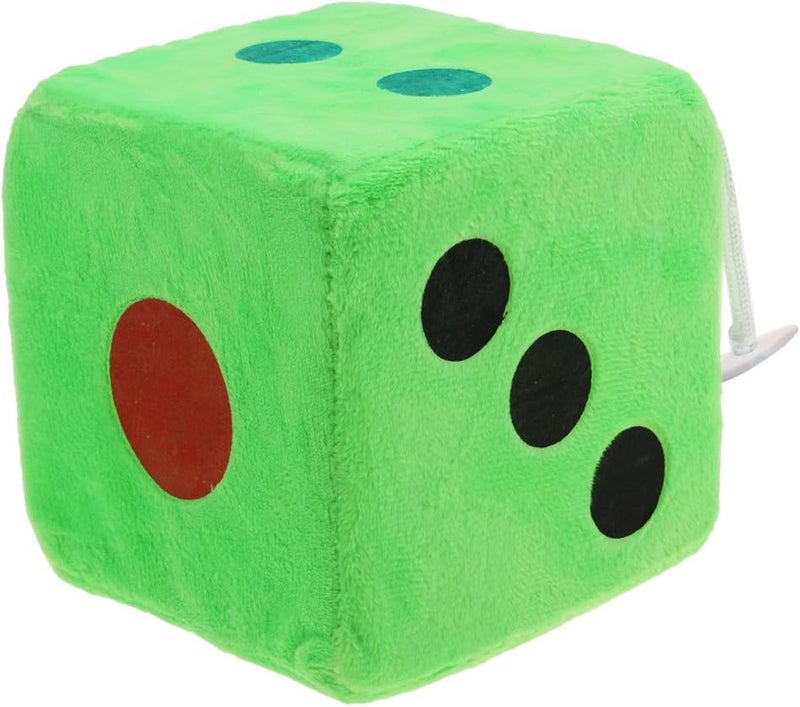 klarako 1 Piece Large Lightweight Sponge Dice Soft Dice for Kids Entertainment Toys 12cm Green, 12cm - Image 5