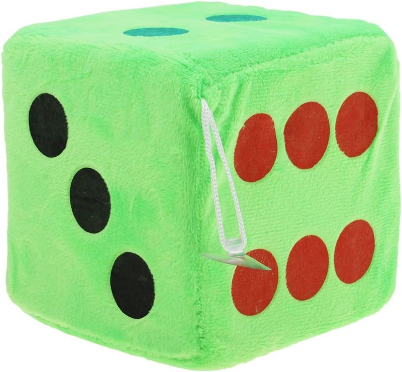 klarako 1 Piece Large Lightweight Sponge Dice Soft Dice for Kids Entertainment Toys 12cm Green, 12cm - Image 2
