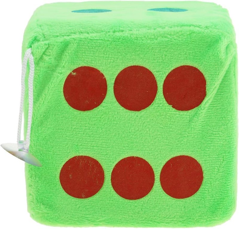 klarako 1 Piece Large Lightweight Sponge Dice Soft Dice for Kids Entertainment Toys 12cm Green, 12cm - Image 1