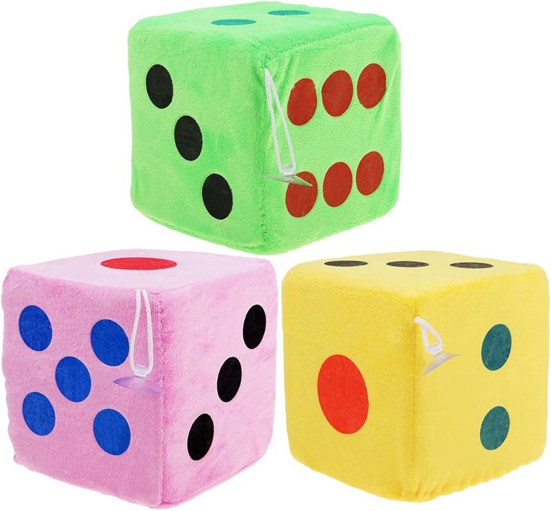 klarako 1 Piece Large Lightweight Sponge Dice Soft Dice for Kids Entertainment Toys 12cm Green, 12cm - Image 4