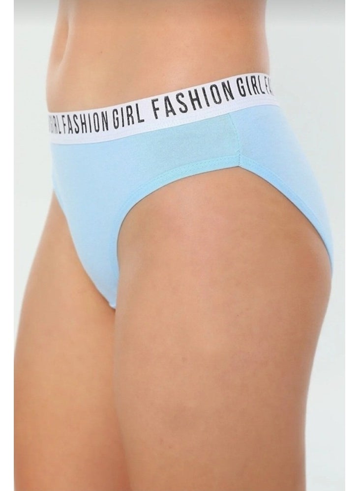 Tutku 6-Pack Multi-Colored Fashion Girl Women's Slip Panties  - Image 2