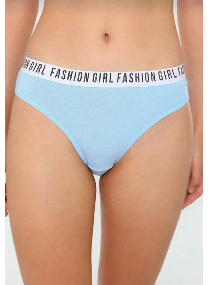 Tutku 6-Pack Multi-Colored Fashion Girl Women's Slip Panties  - Image 1