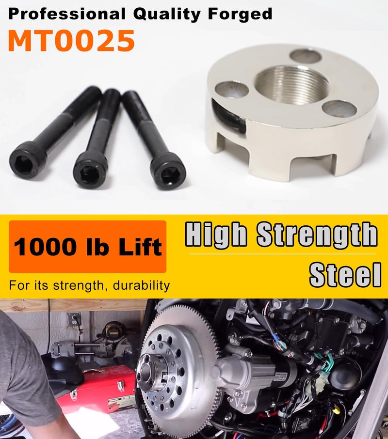 Camoo Lifting Adapter, Compatible for Yamaha 5.3 V8, 4.2 V6, F200B, F115B, F425, MT0025, MT0022 and Non-Verado Mercury (1.5" x16) - Image 4