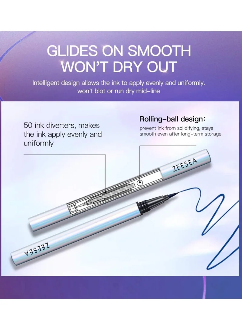 ZEESEA ZEESEA Colorful Waterproof Tip Liquid Eyeliner Khaki