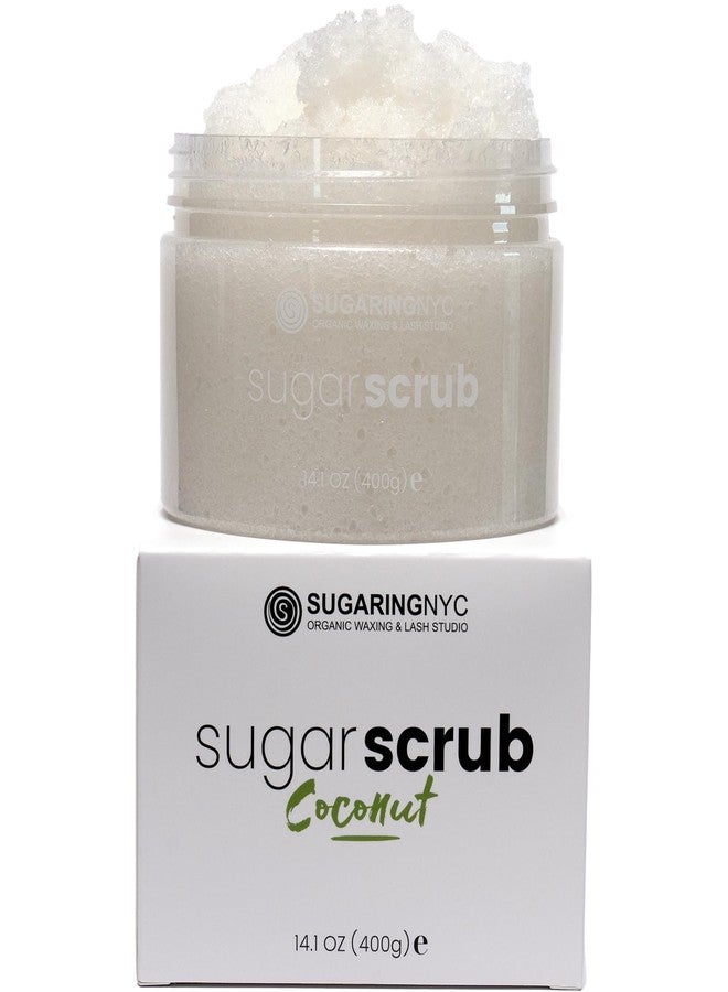Sugaring NYC Moisturizing and Exfoliating Signature Body Scrub - Silky Smooth Skin and Ingrown Hair Prevention (Juicy Coconut) - Image 1