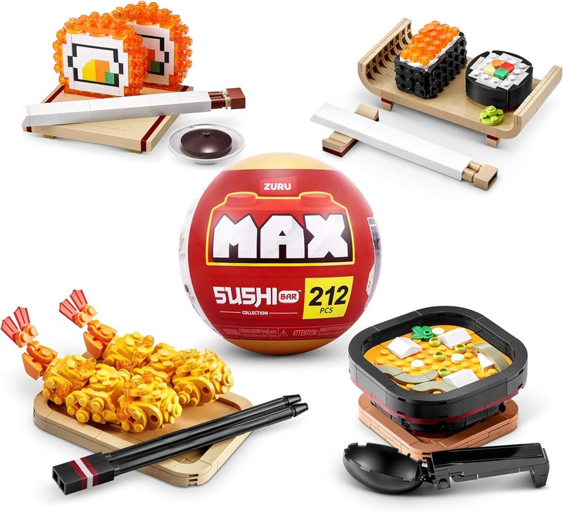 Zuru Max MAX BUILD MORE Premium Bricks Sushi Bar Collection by ZURU - Image 3