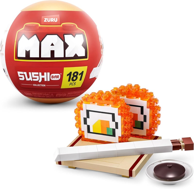 Zuru Max MAX BUILD MORE Premium Bricks Sushi Bar Collection by ZURU - Image 1