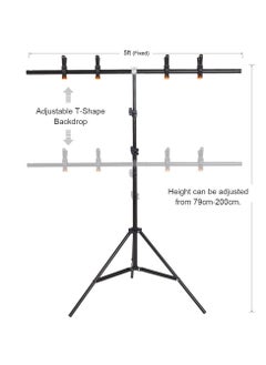 حامل دعم خلفية على شكل حرف T مقاس 2.0*1.5 متر مع خلفية تصوير بيضاء للحفلات/الزفاف/التصوير الفوتوغرافي - pzsku/Z7560D15A0B213B905B91Z/45/_/1723446930/6807fb49-6175-4d17-ab34-82e1c7f43835