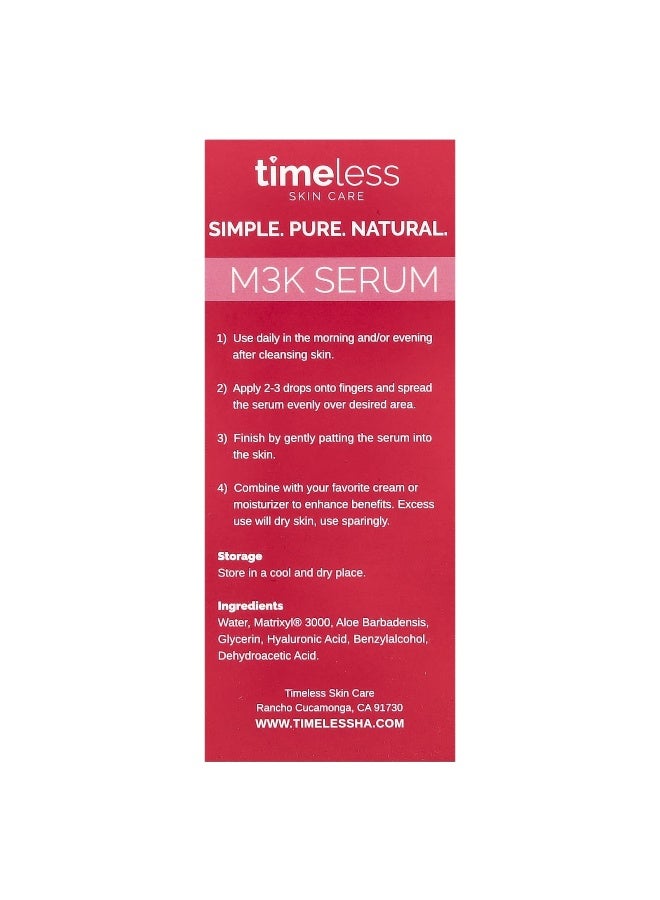 Timeless Skin Care عناية بالبشرة الخالدة، سيروم ماتريكسيل® 3000، 1 أونصة سائلة (30 مل) - Image 3