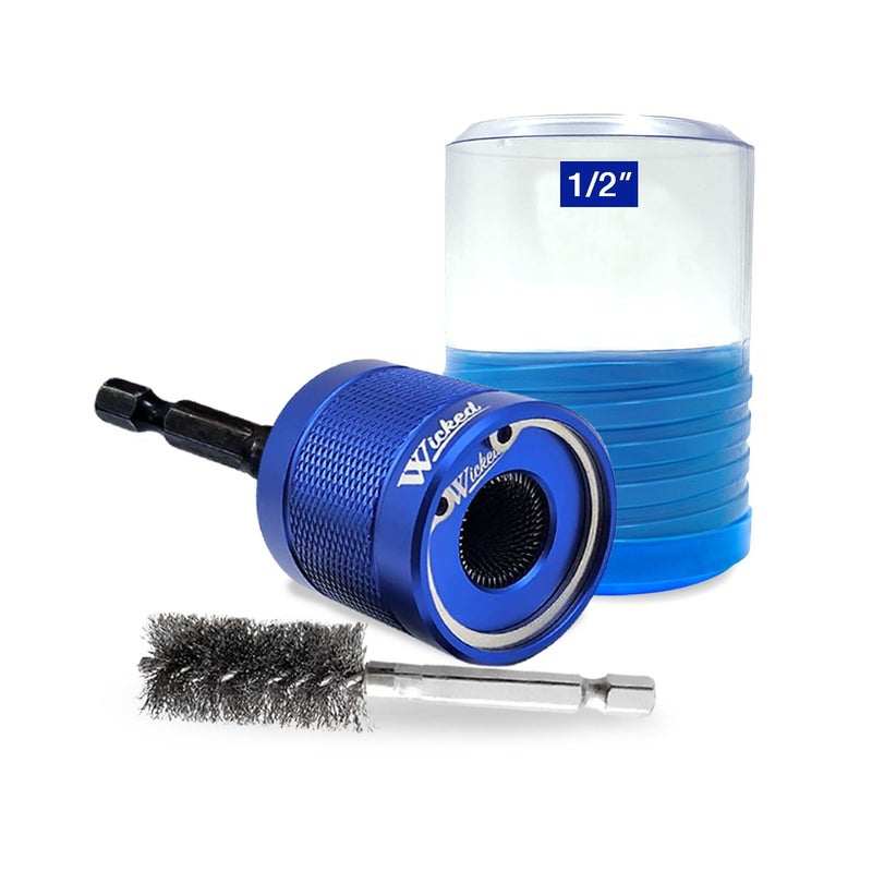 WICKED 12 Copper Pipe Cleaner The Original Fully Repairable Extreme Duty Professional Plumbers Tool Industrial Strength Aircraft Grade Aluminum Tradesmen QualityDurability