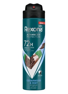 Rexona Rexona Men Advanced Protection 72H+ Antiperspirant Deodorant Cedarwood & Mint Spray 150ML  - Image 1