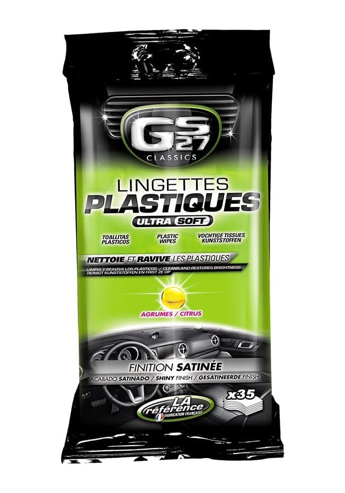 GS27 Classics Plastic Wipes - Lemon/Orange Scent - Image 1