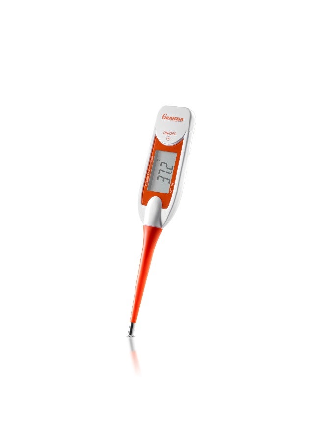 Granzia Tmp 05 – Quick Digital Thermometer for Babies & Children | 10-Second Reading, Flexible Tip, Large Display, Waterproof, Fever Alert, Auto Shut-Off - Image 2