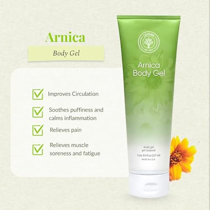 L’EUDINE Arnica Gel – Pack of 3 – Extra Strength for Bruise Relief, Wonder-Plant for Treating Muscle Soreness, Bruising, and Swelling - Fast Absorbing, Natural Formula - Image 3
