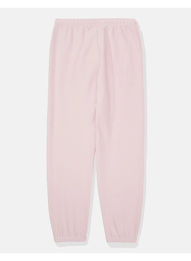 American Eagle Fleece Graphic Baggy Jogger  - Image 2