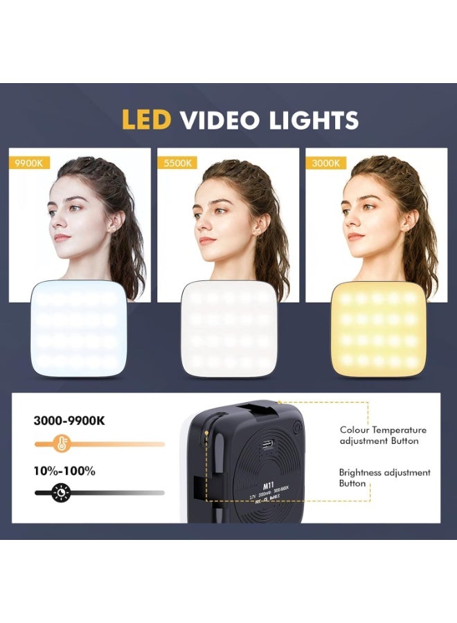 ضوء سيلفي M11 – ضوء LED قابل للشحن بموديلات متعددة – يناسب الموبايل، اللاب توب والكاميرا - Image 4