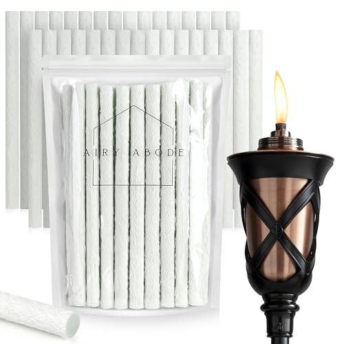 Airy Abode Airy Abode Replacement Lantern Wicks for Tiki Torches - Set of 32  - Image 1