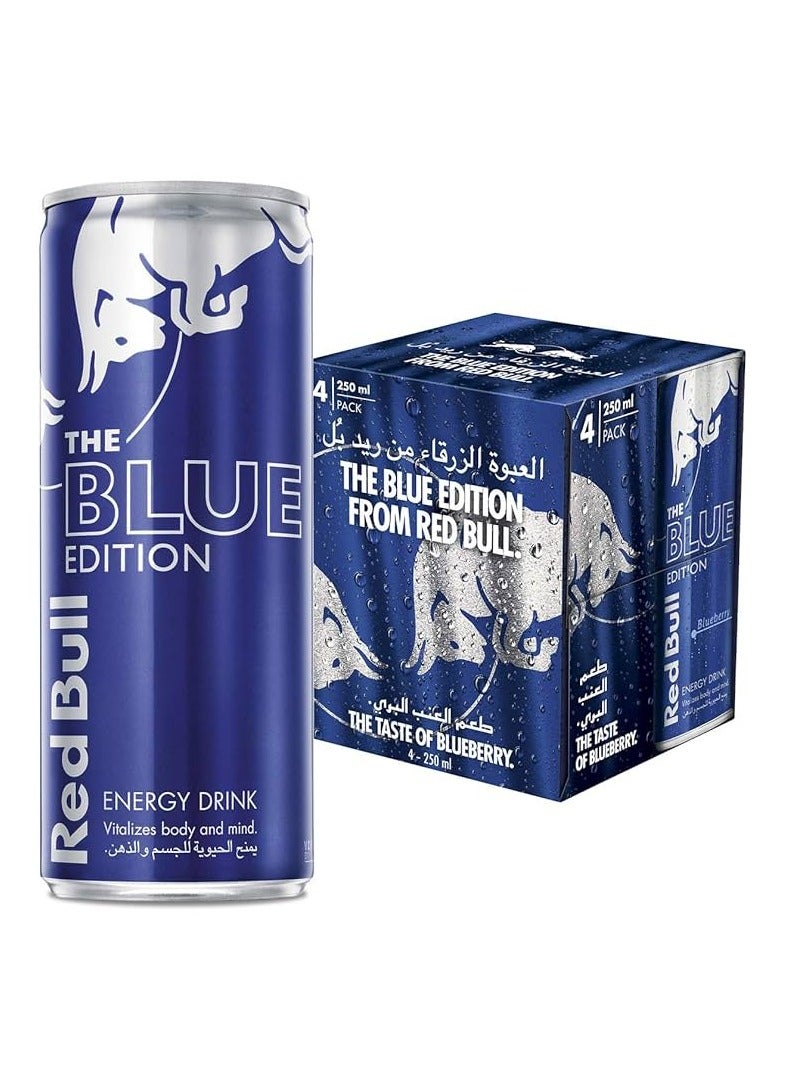 Red Bull Red Bull Energy Drink, Blueberry, 250 ml (4 pack) 