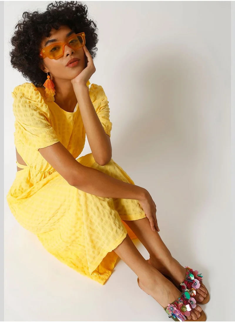 Campus Sutra Casual Midi Dress