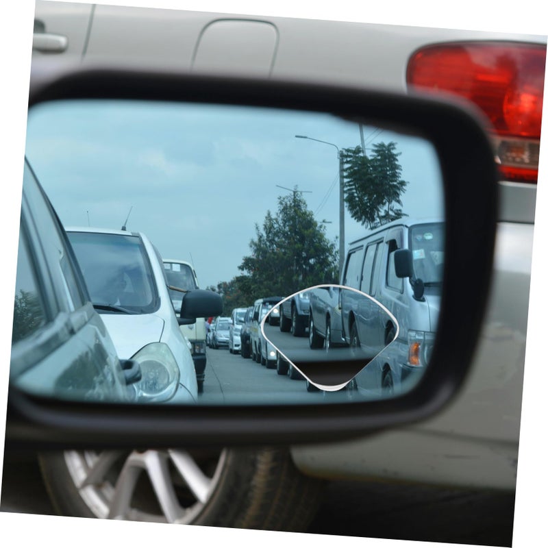Universal Car Blind Spot Mirror Wide Angle HD Glass Easy Install All Vehicles - Image 3