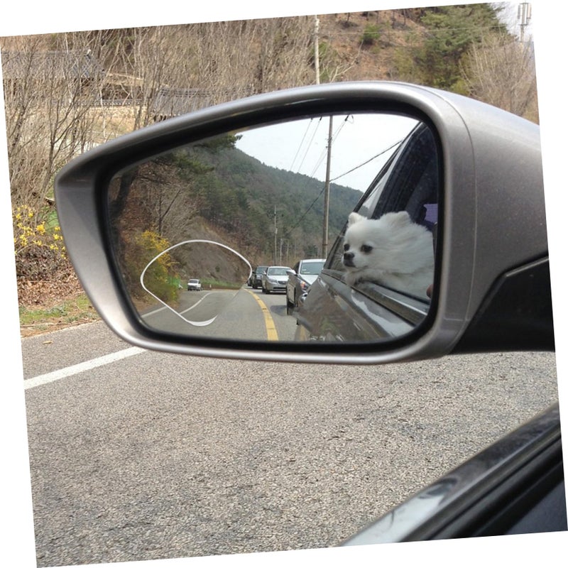 Universal Car Blind Spot Mirror Wide Angle HD Glass Easy Install All Vehicles - Image 5
