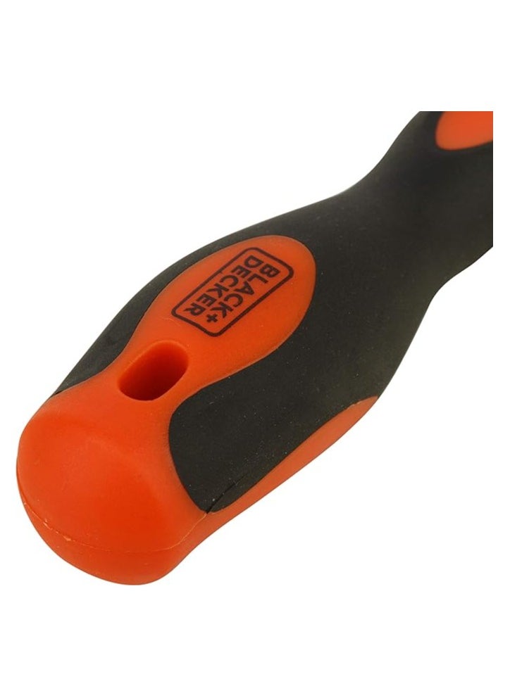 BLACK+DECKER Black+Decker 5 X 100Mm Steel Slotted Scredriver With Bimaterial Handle - BDHT62298  - Image 4