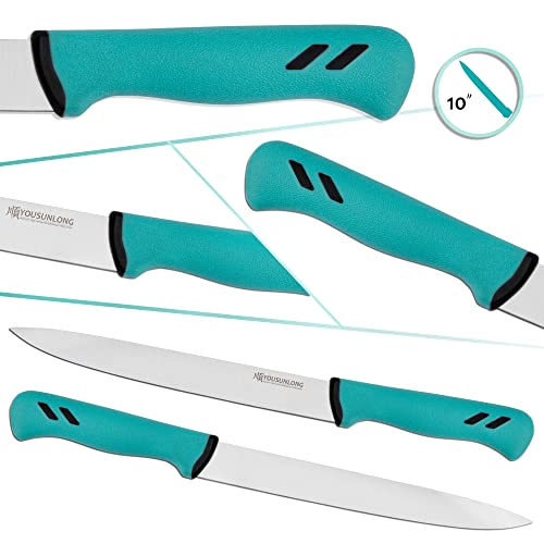 YOUSUNLONG Sashimi Knives - 10 Inch - Premium High-carbon Molybdenum Steel Blade - Slaughter Meat Processing Carving Knife - Ergonomic & Non-slip Handle - Image 2