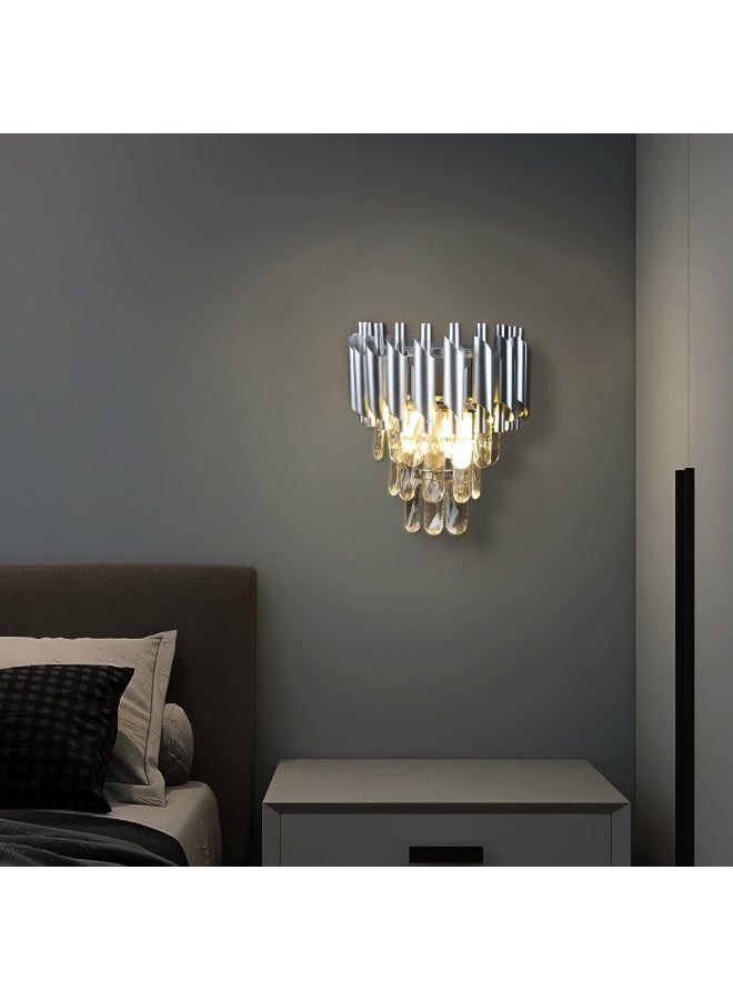 هامر ابليك جداري مودرن فضي E14 - Image 1