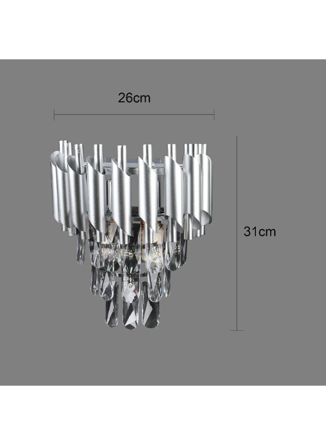 هامر ابليك جداري مودرن فضي E14 - Image 4