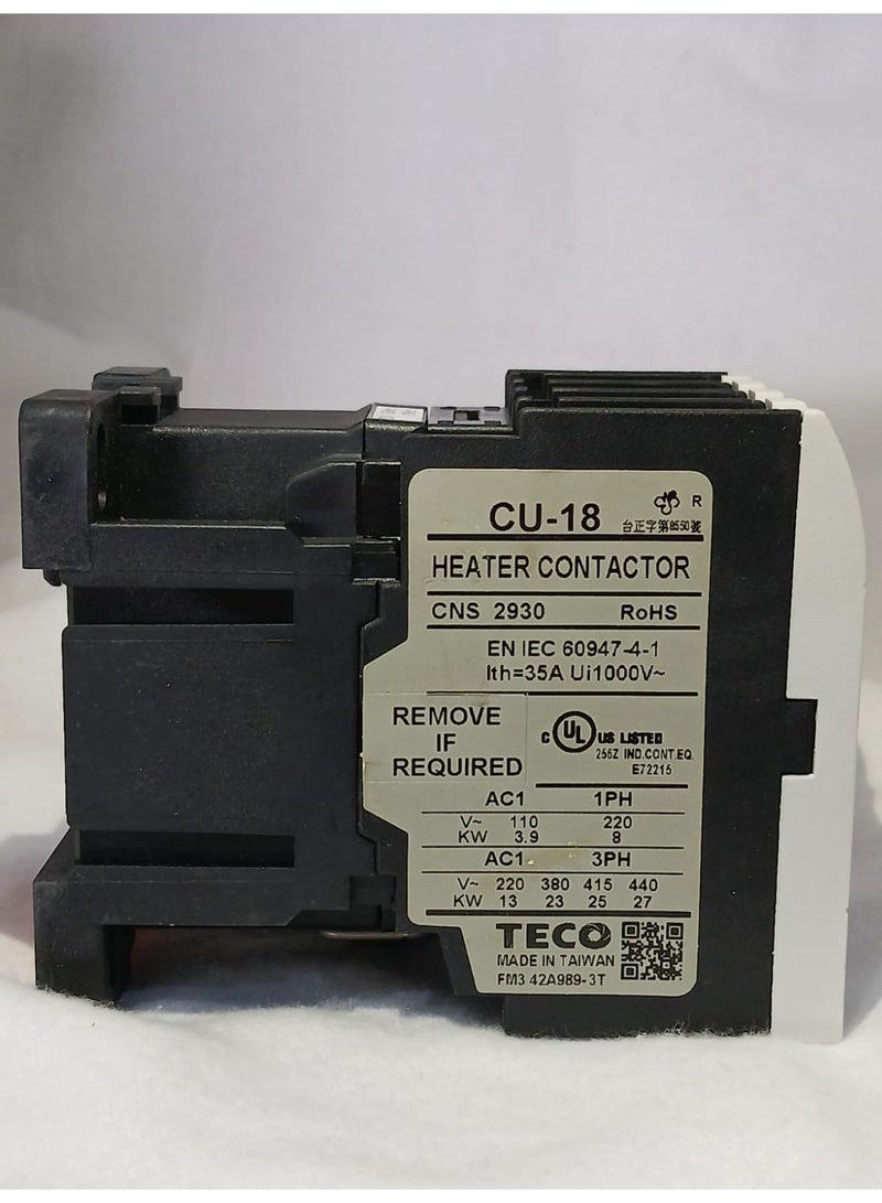 تيكو كونتاكتور تيكو CU-18 220VAC - Image 2