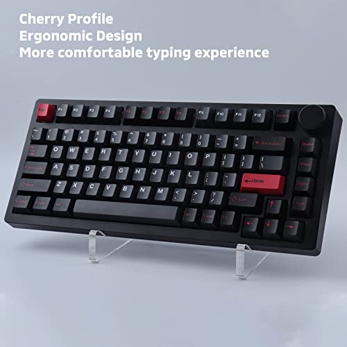Hyekit Keycaps 172 Keys Custom Keycaps Double Shot ABS Keycap Set 6.25u 7u Cherry Profile for Cherry Gateron MX Switches Mechanical Keyboard (Evil Dolch) - Image 4