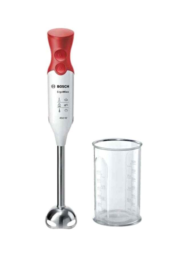 BOSCH Plongeant Hand Mixer 450W 450 W MSM64110 Red/White - Image 1