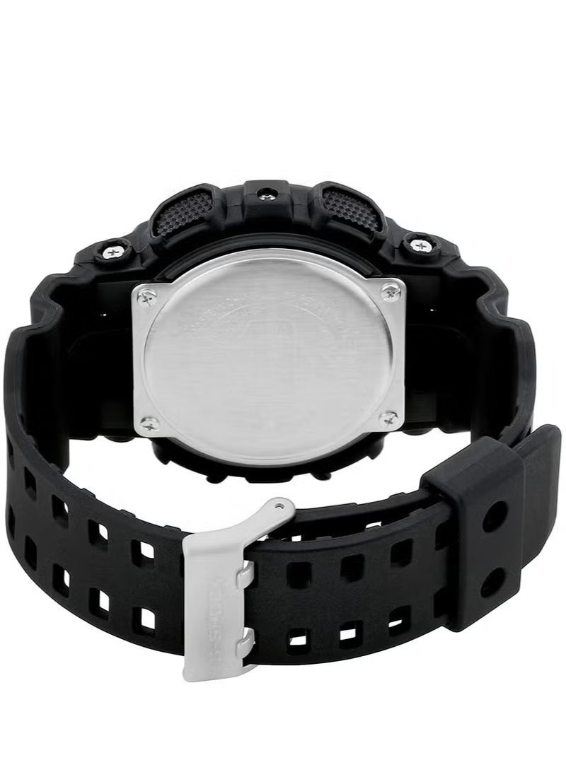 Casio Watch for Men Analog-Digital World Time Black Dial GA-110-1B - Image 5