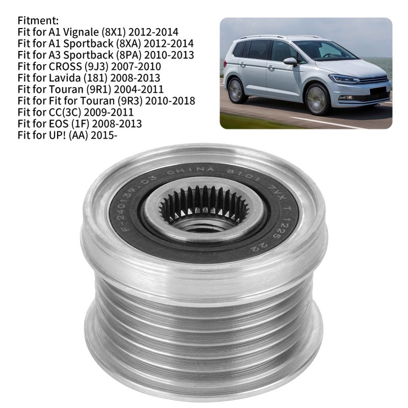 Alternator Clutch Pulley F‑240139 03C903119A Generators Engines Components Fit for Skoda - Image 3
