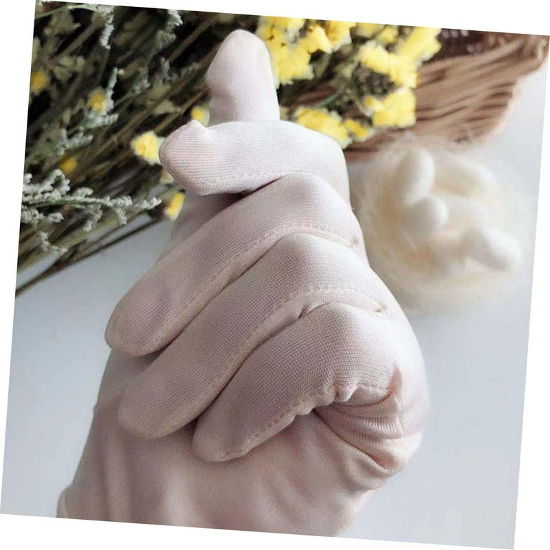 Precision processed material CALLARON Breathable Silk Moisturizing Beauty Gloves for Hands Lightweight Portable Sleep Gloves for Dry Skin Care Exfoliating and Nourishing Hand Accessory for Home and Travel General purpose design - Image 5