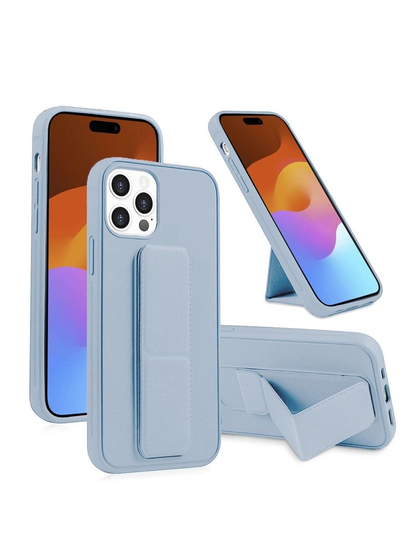 Techie Magnetic Car Mount Kickstand Holder Premium Silicone Anti-slip Hand Strap Grip Cover Case For Apple iphone 15 Pro Max - Image 1