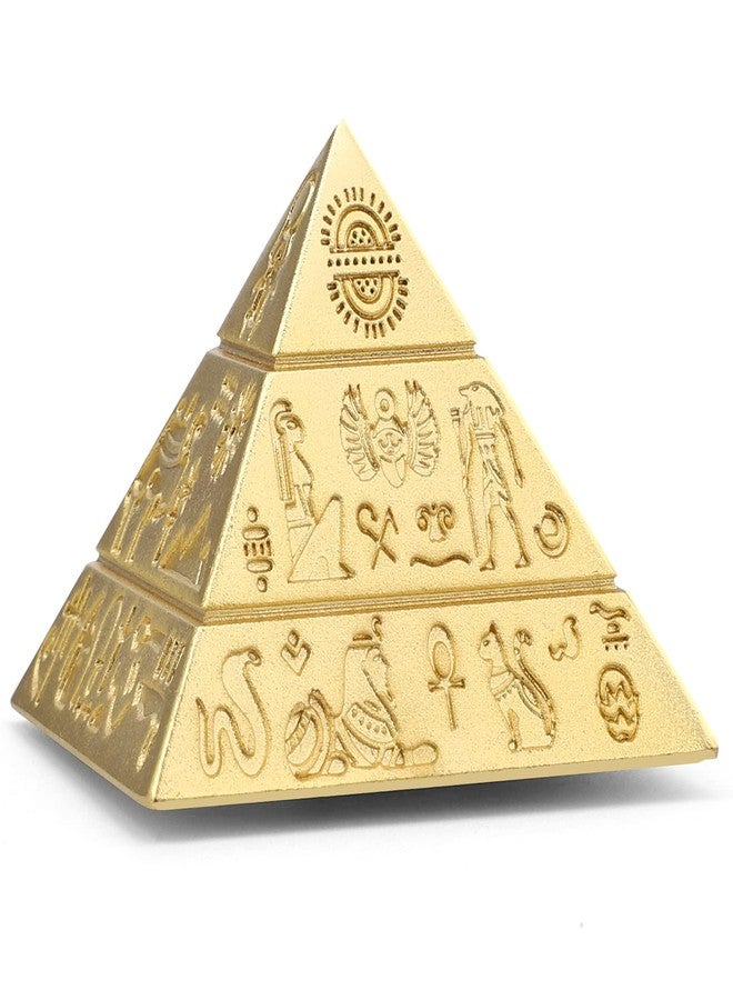 Anzmtosn Pyramid Fidget Spinner Toy for Kids Adults, Metal Fingertip Gyro, Cool Hand Finger Spinner, Office Kinetic Desk Toy, Egyptian Figure Perpetual Motion Spinning Top Birthday Gift Prize Party Favors - Image 1